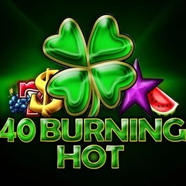 Enjoy 40 Burning Hot by Amusnet Interactive – logo hosted on slotspalacegreece.org