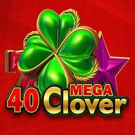 40 Mega Clover slot logo by Amusnet Interactive at SlotsPalace Casino