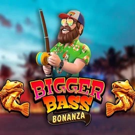Official Slots logo: Bigger Bass Bonanza by Pragmatic Play at SlotsPalace Casino