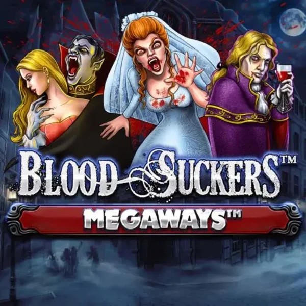 Blood Suckers Megaways slot logo by Red Tiger Gaming at SlotsPalace Casino
