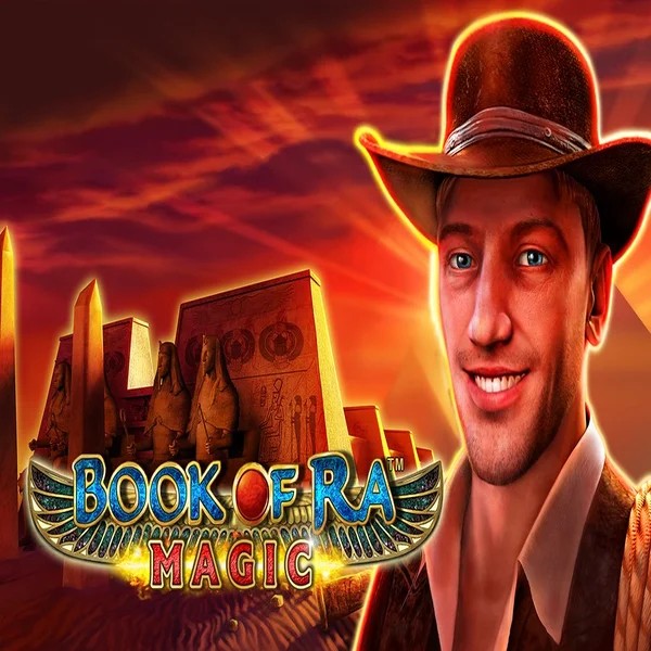 Book of Ra Magic game by Greentube – logo hosted on SlotsPalace Casino
