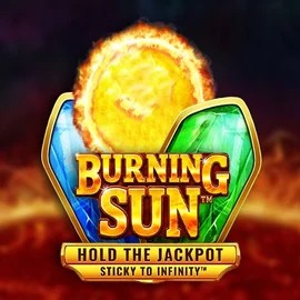 Burning Sun logo by Wazdan at SlotsPalace Casino