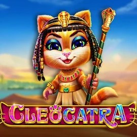 Cleocatra slot logo by Pragmatic Play at SlotsPalace Casino