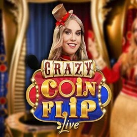 Crazy Coin Flip casino game by Evolution – featured logo at SlotsPalace Casino