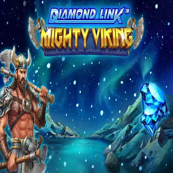 Slots logo of Diamond Link Mighty Viking from Greentube at SlotsPalace Casino