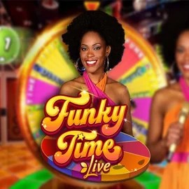 Funky Time logo by Evolution at SlotsPalace Casino