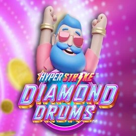 Hyper Strike Diamond Drums by Gameburger Studios, showcased at slotspalacegreece.org – game logo