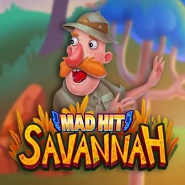 Mad Hit Savannah by RubyPlay, showcased at slotspalacegreece.org – game logo