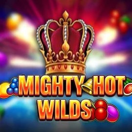 Mighty Hot Wilds slot logo by Inspired Gaming at SlotsPalace Casino