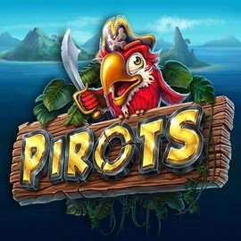 Pirots slot logo by ELK Studios at SlotsPalace Casino
