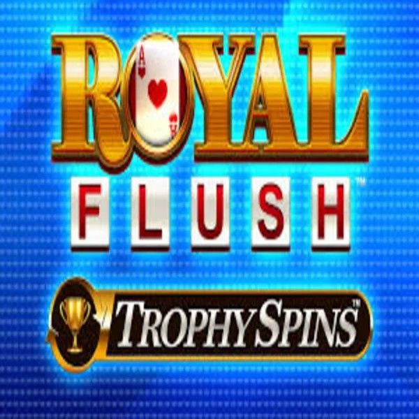 Royal Flush Trophy Spins casino game by Greentube – featured logo at SlotsPalace Casino
