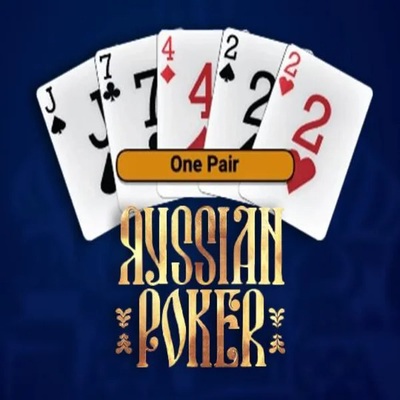Russian Poker casino game by OneTouch Games – featured logo at SlotsPalace Casino