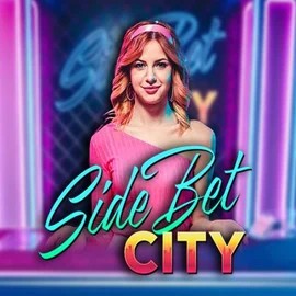 Side Bet City slot visual from Evolution available on slotspalacegreece.org
