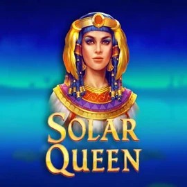 Solar Queen slot logo by Playson at SlotsPalace Casino