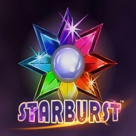 Starburst game by NetEnt – logo hosted on SlotsPalace Casino