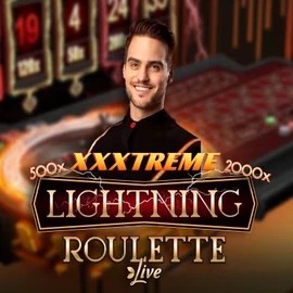 XXXtreme Lightning Roulette logo – Live Casino by Evolution at SlotsPalace Casino